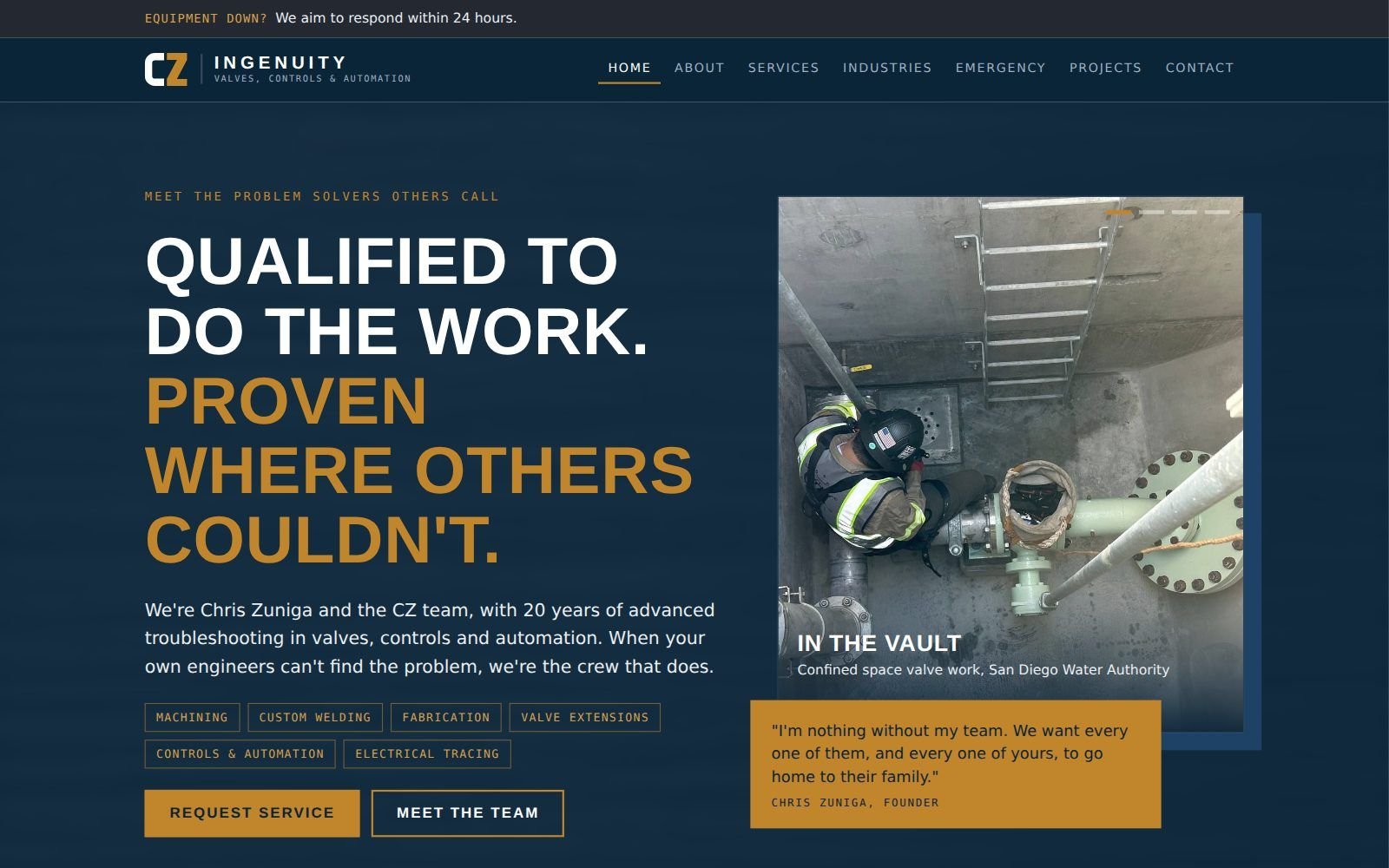 CZ Ingenuity, New website by Hillary Scott