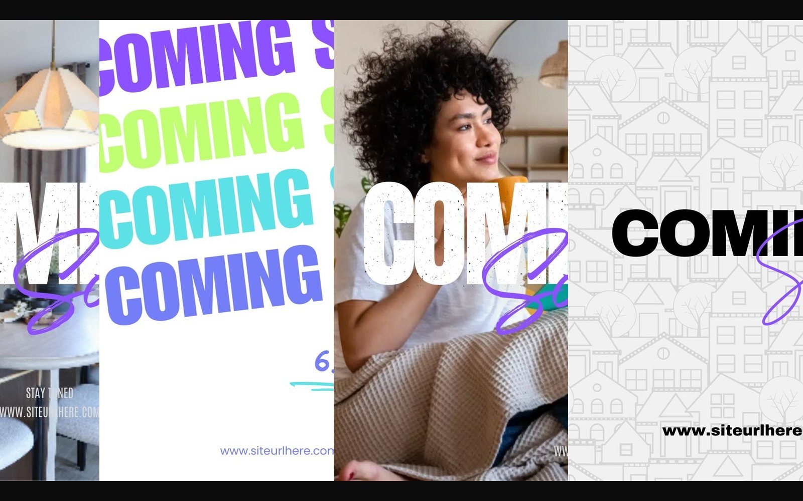 Coming Soon Launch Set, Launch graphics by Hillary Scott