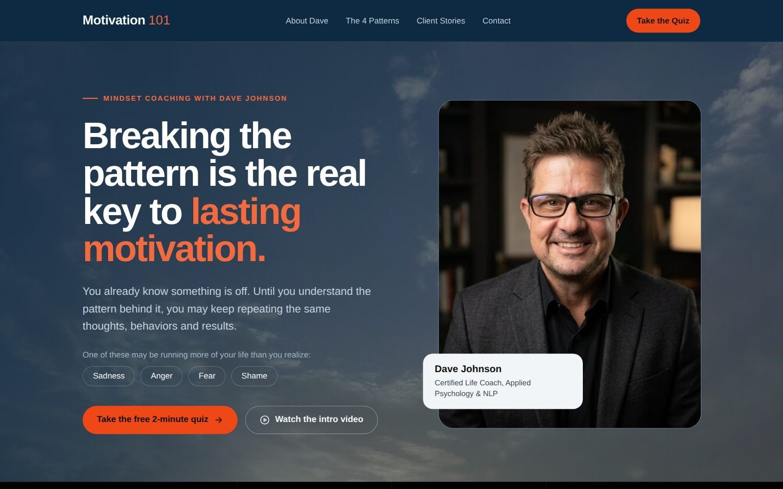 Motivation101, Website redesign by Hillary Scott