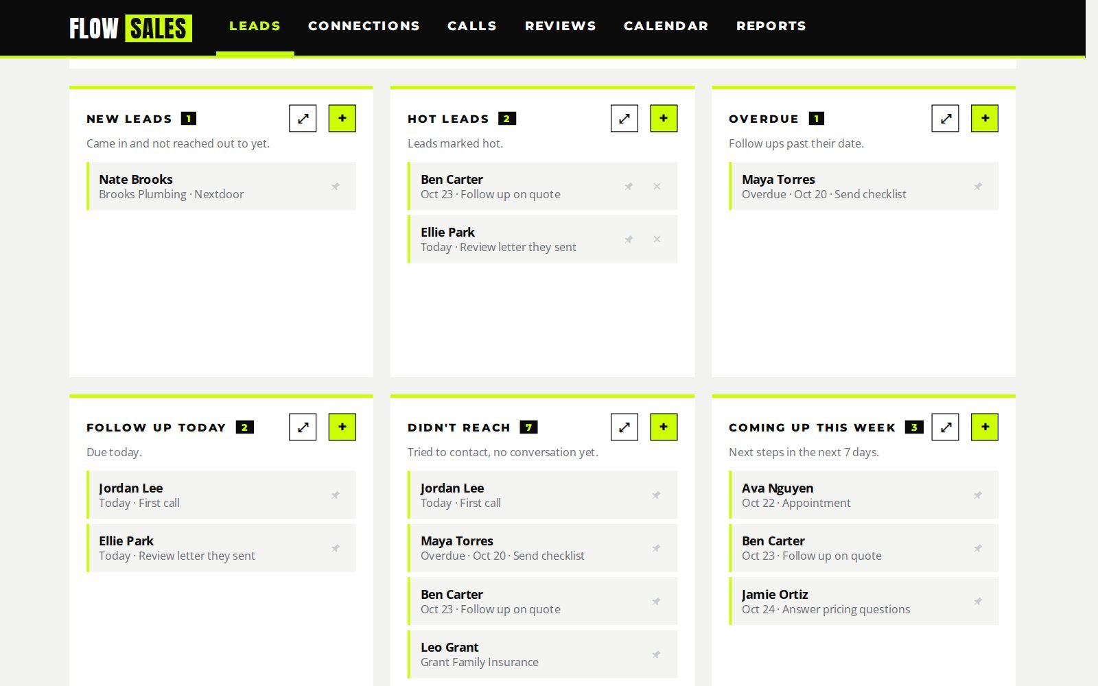 Client Leads Portal, Client sales center by Hillary Scott