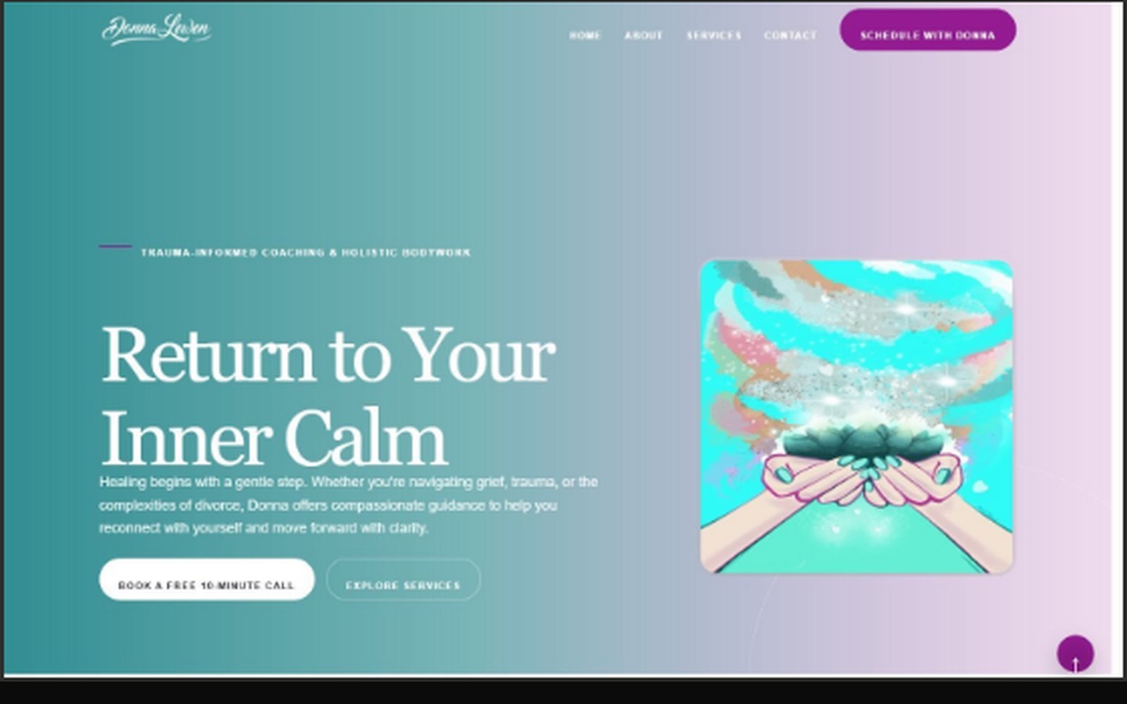 Donna Lewen, Live website by Hillary Scott